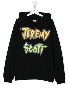 Толстовка с капюшоном и логотипом Jeremy scott junior