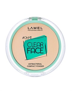 Пудра компактная для лица OH MY CLEAR FACE POWDER тон 402 Lamel professional