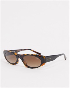 Квадратные солнцезащитные очки в черепаховой оправе 0VO5316S Vogue