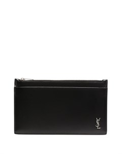 Кошелек на молнии с логотипом Saint laurent