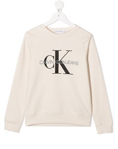 Толстовка с логотипом Calvin klein kids