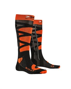 Термоноски мужские X SOCKS Ski Control 4 0 Anthracite Melange X Orange 2021 X-socks