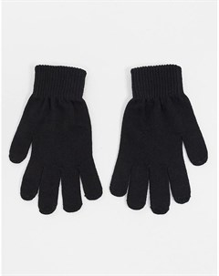 Черные перчатки для сенсорных гаджетов Asos design