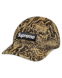 Кепка Corduroy Camp со змеиным принтом Supreme