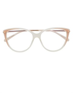 Очки в прозрачной оправе кошачий глаз Pomellato eyewear