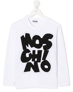 Футболка с логотипом Moschino kids