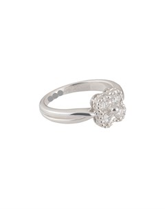 Золотое кольцо Alhambra с бриллиантами Van cleef & arpels pre-owned