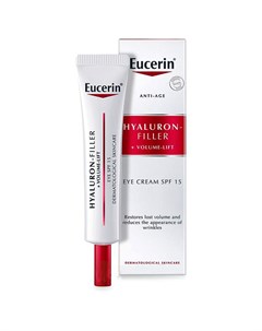 Hyaluron filler Volume lift крем для ухода за кожей вокруг глаз 15мл Eucerin