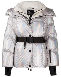 Пуховик с эффектом металлик Moncler grenoble