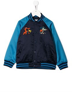 Бомбер с вышивкой Stella mccartney kids