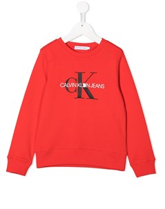 Толстовка с логотипом Calvin klein kids