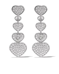 Серьги Happy Hearts из белого золота с бриллиантами Chopard