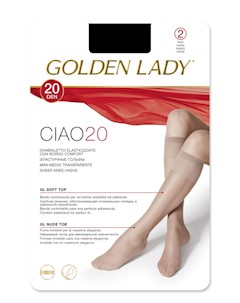 Гольфы 20 ден 2 шт Golden lady