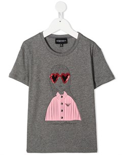 Футболка с принтом Emporio armani kids