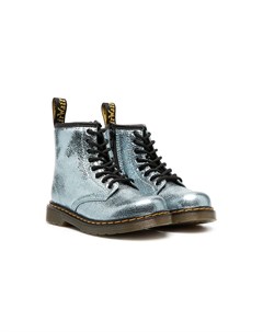 Ботинки 1460 с эффектом металлик Dr. martens kids