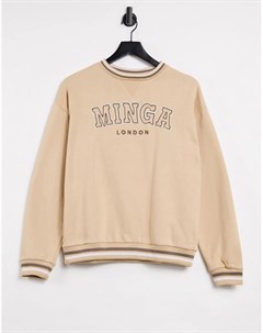 Oversized свитшот с логотипом London Minga