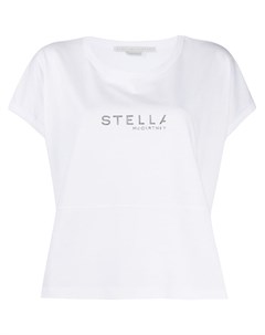 Футболка с логотипом Stella mccartney