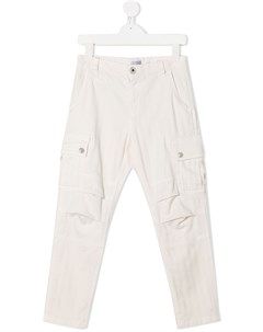 Брюки карго прямого кроя Brunello cucinelli kids