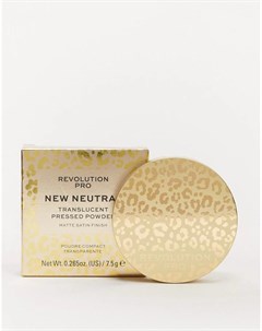 Бесцветная компактная пудра New Neutrals Revolution pro