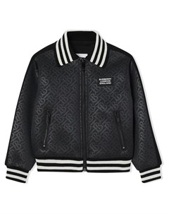 Спортивный топ из джерси с логотипом Burberry kids