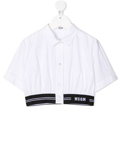 Укороченная рубашка Msgm kids