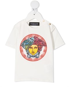 Футболка с принтом Medusa Versace kids