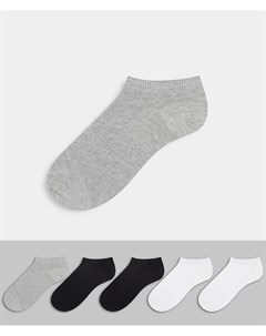 Набор из 5 пар спортивных носков Asos design
