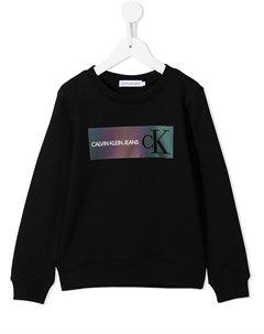 Толстовка с логотипом Calvin klein kids