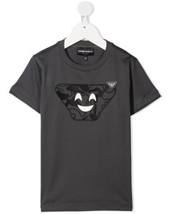 Футболка с вышивкой Emporio armani kids