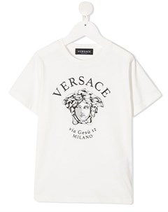 Футболка с принтом Medusa Versace kids