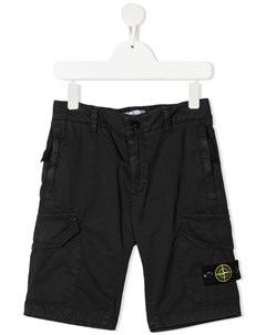 Шорты с нашивкой логотипом Stone island junior