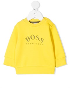 Толстовка с длинными рукавами и логотипом Boss kidswear