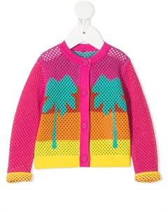 Кардиган рыхлой вязки с принтом Stella mccartney kids