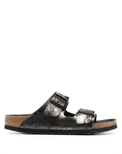 Сандалии Arizona с эффектом металлик Birkenstock