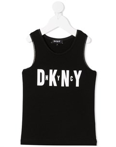 Топ без рукавов с логотипом Dkny kids