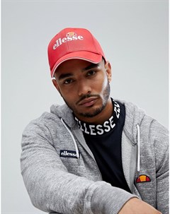 Красная бейсболка с логотипом Ellesse