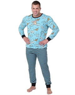 Муж пижама Rex Голубой р 56 Оптима трикотаж