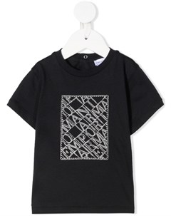 Футболка с вышитым логотипом Emporio armani kids