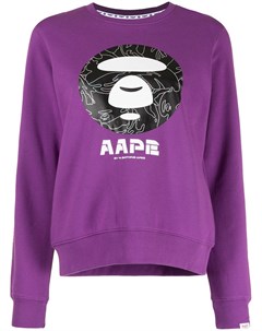 Толстовка с круглым вырезом и логотипом Aape by a bathing ape