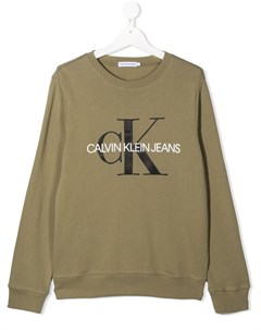 Толстовка с логотипом Calvin klein kids