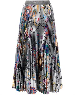 Плиссированная юбка с цветочным принтом Missoni