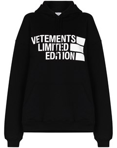 Худи с принтом Limited Edition Vetements