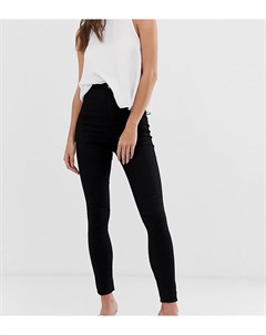 Черные джеггинсы с завышенной талией ASOS DESIGN Tall Rivington Asos tall