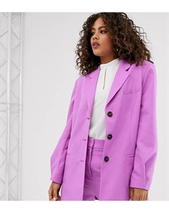 Сиреневый oversize блейзер в винтажном стиле ASOS DESIGN Tall Asos tall