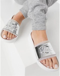 Белые шлепанцы Hilama Ugg