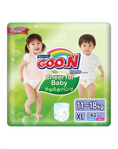 Трусики подгузники Cheerful р 4 11 18 кг 42 шт Goon