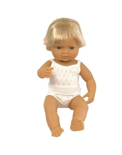 Кукла Мальчик европеец 38 см Miniland