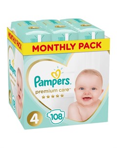 Подгузники Premium Care 9 14 кг шт Pampers