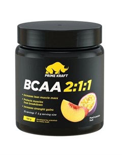 Аминокислоты BCAA 2 1 1 Персик и маракуйя 150 г Prime kraft