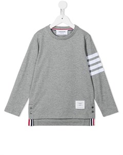 Футболка с длинными рукавами и полосками 4 Bar Thom browne kids